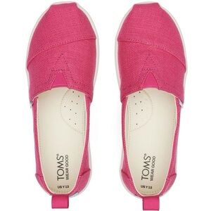 NWT TOMS Toddler Girls Pink Shoes Size 11